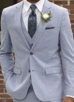 Matching Oxford Blue Vest +$59.00